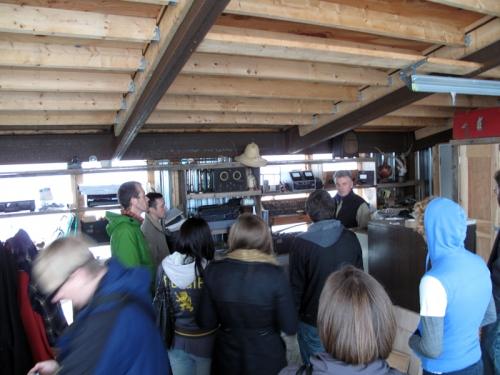 RISD students in the workshop