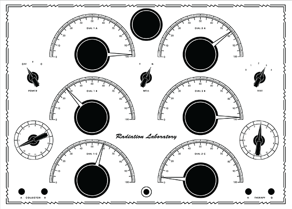 Three Bank Hieronymus Radionics device